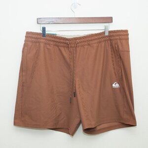 NWT Quiksilver Men's 7" Brown Dry Flight Amphibian Shorts (1857173)